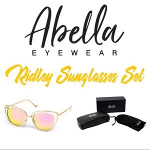 😎Abella Sunglasses Set (Style-Ridley Pink)